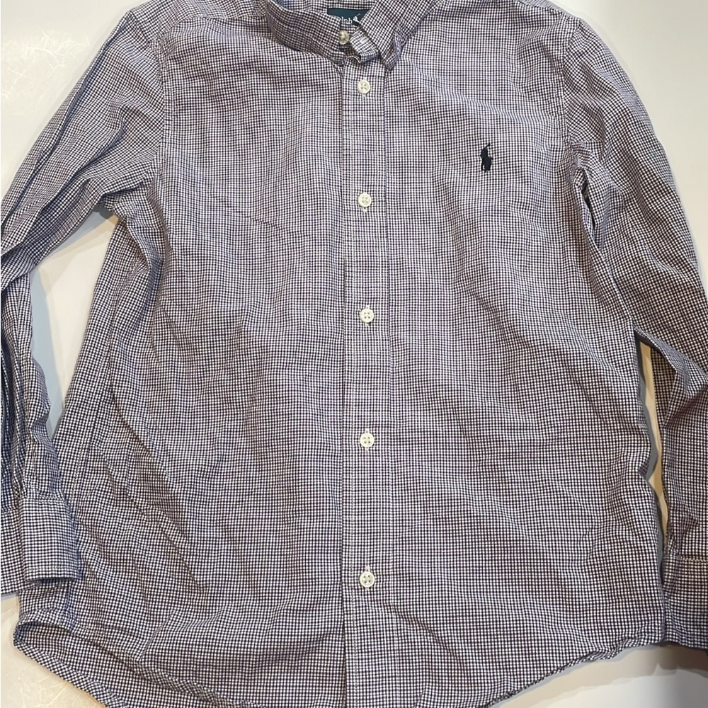 Ralph Lauren Blue Casual Button Down Shirt